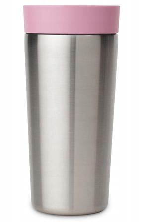 Termostass Brabantia Make & Take, 0.36 l, hõbe v./roosa v.