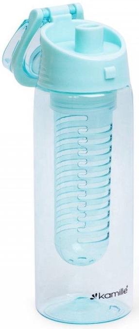 Ūdens pudele Kamille 2303, zila krās., plastmasa, 0.66 l