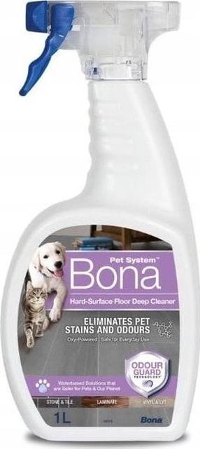 Grīdas tīrīšanas šķidrums Bona Pet, laminātam/flīzēm, 1 l