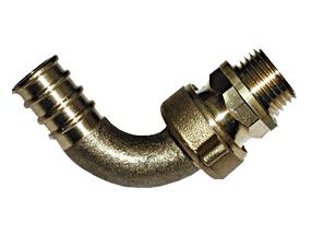 Žarnų sujungimas TDM Brass, 1/2 colio - Išorinis sriegis, Ø18 mm, 16 Bar