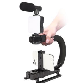 Telefoni stabilisaator Elight 4U, must v.