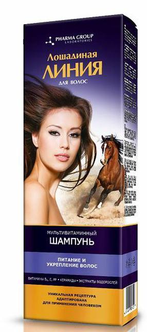 Šampoon Horse Line Multivitamininis, 200 ml