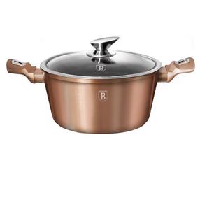 Kастрюля Berlinger Haus Metallic Line Rose Gold Edition BH/1515N, Ø24 см, 4.1 л, золотой цв.