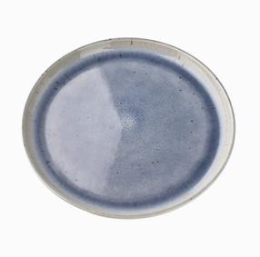 Тарелка обеденная Mondex Basic Nature, 26.5 см x 26.5 см x 2.5 см, синий цв.