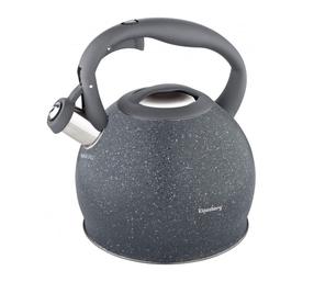 Arbatinukas su švilpuku King Hoff 7267, 3 l, pilka sp.