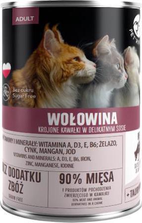 Kassi märgtoit Pet Republic Adult, veiseliha, 0.4 kg