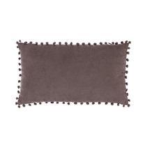 Dekoratyvinė pagalvėlė Domoletti Ponpon, pilka sp., 30 cm x 50 cm