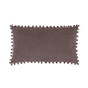 Dekoratyvinė pagalvėlė Domoletti Ponpon, pilka sp., 30 cm x 50 cm