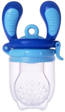 Šviežio maisto maitintuvas Kidsme Food Feeder L Aquamarine, 6+ mėn., silikonas/polipropilenas (pp)