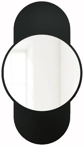 Peegel Kalune Design Time 552NOS2491, rippuv, 60 cm x 106 cm, must v.