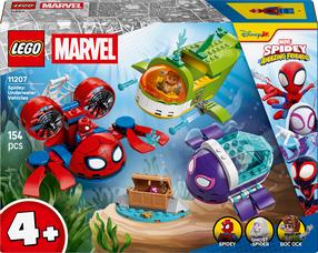 Konstruktorius LEGO® ǀ Marvel Spidey And His Amazing Friends Voriukas: povandeninės transporto priemonės 11207, 154 vnt.