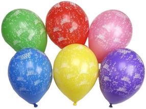 Õhupall ovaalsed Pap Star Happy Birthday, 10 tk