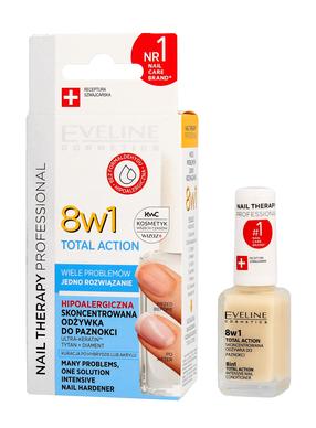 Küünehooldusvahend Eveline Nail Therapy 8in1 Total Action, 12 ml