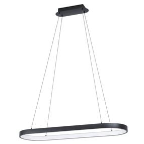 Šviestuvas kabinamas Eglo Codriales 99358, LED, 3000 °K, 1 x 27 W, balta sp. / juoda sp.
