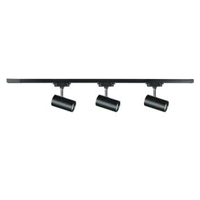 Lampa griesti DPM X-Line STR-3XGU10-B, GU10, 3 x 60 W, melna krās. / melna krās.