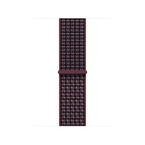 Ремешок для часов Apple Sport Loop, 46 mm, burgundy plaid