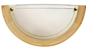 Valgusti seinale Candellux Ufo 11-32440, E27, 1 x 60 W, valge v. / pruun v.