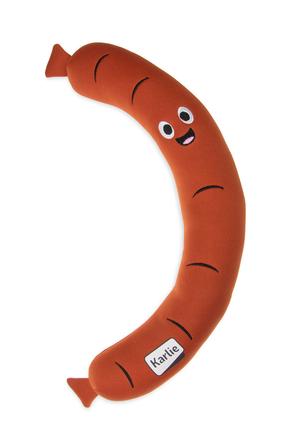 Rotaļlieta sunim, graužammanta suņiem Karlie Sausage 522126, 45 cm, brūna krās.