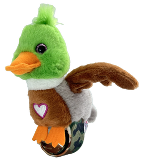 Игрушечное животное утка HAPPY YAPPERS Camo 9383, коричневый цв./зеленый цв.