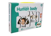Edukacinė dėlionė Lean Toys, įvairių spalvų, 10 vnt.
