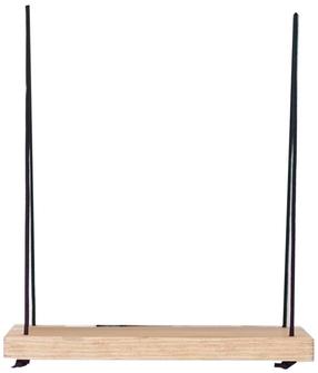 Sieninė lentyna Kalune Design Aa055, medžio sp., 50 cm x 13 cm x 40 cm