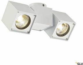 Šviestuvas lubų SLV Altra Dice, GU10, 2 x 50 W, balta sp. / balta sp.