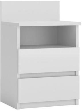 Naktinis staliukas Malwa M1, baltas, 40 cm x 32 cm x 59 cm