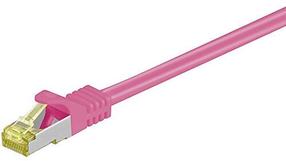 Laidas Goobay SFTP m.Cat7 Patch RJ-45, RJ-45, 5 m, rožinė sp.