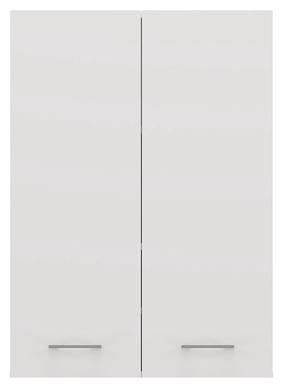 Piekarināms vannas istabas skapis Pola Mini DD, balta krās./pelēka krās., 30 cm x 64 cm x 90 cm