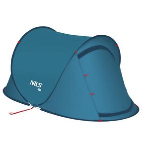 Dvivietė palapinė Nils Camp NC3743, mėlyna sp., 220 cm x 120 cm x 95 cm