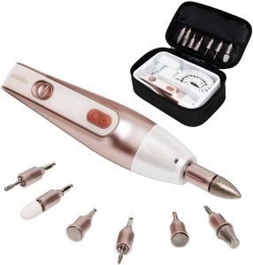 Elektriline maniküüri- ja pediküürikomplekt Bamba PinkyCare 700 Perfect Nails, valge v./roosa v.