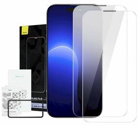 Защитное стекло для телефона Baseus Apple iPhone 14 Pro, -, 6.1 ″, 2 шт.