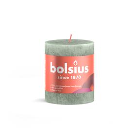 Svece, cilindriskas Bolsius, 27 - 30 h, zaļa krās.