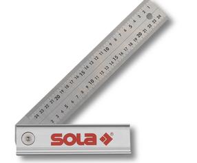 Nurgik Sola QUATTRO 56017001, 250 mm, alumiinium/roostevaba teras, 45 - 135 °