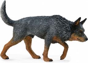 Rotaļlietu figūriņa Collecta Australian Cattle Dog 88672, 9.2 cm, brūna krās./melna krās.