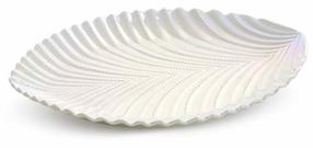 Servēšanas šķīvis Nela, 22 cm x 3 cm, 18 cm, Balta krās.