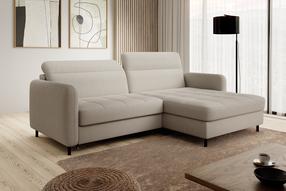 Kampinė sofa Gomsi Royal 18, šviesiai ruda sp., dešininė, 160 x 228 cm x 100 cm