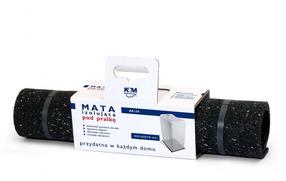 Paklotas po skalbimo mašina K&M AK 154, juoda sp., 60 cm x 45 cm x 0.8 cm