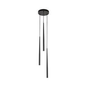 Светильник навесной TK Lighting Piano 10113, G9, 3 x 8 Вт, черный цв. / черный цв.