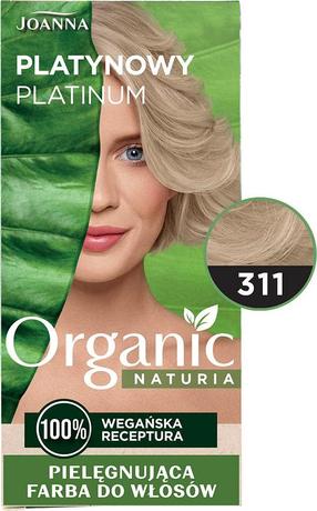 Juuksevärv Joanna Naturia Organic, platinum, 311, 120 ml