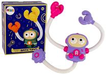 Vonios žaislas Lean Toys Cosmonaut Crab 11507, balta sp./violetinė sp.