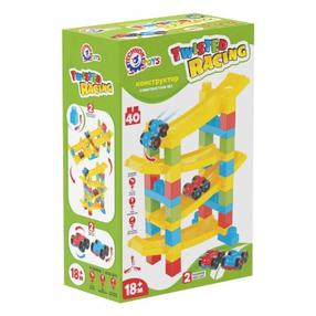 Konstruktorius Technok Twister Racing UA02-9581, 40 vnt., įvairių spalvų