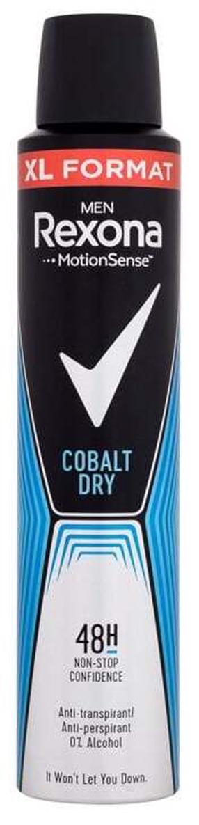 Дезодорант для мужчин Rexona Cobalt Dry XL Antiperspirant Deo Spray, 200 мл