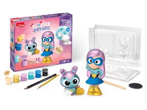 Kūrybos rinkinys Maped Creativ Mould & Paint Super Girl, balta sp.