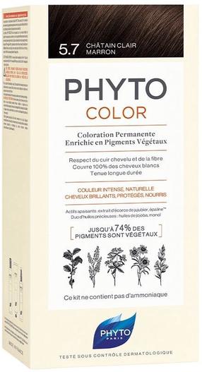 Juuksevärv Phyto Phytocolor, light chestnut brown v., 5.7, 112 ml