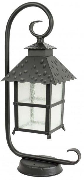 Vabalt seisev välisvalgusti Su-Ma Cadiz K 4011/1/Z, 60W, E27, IP43, must v., 18.5 cm x 53 cm