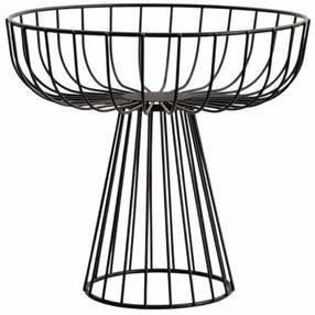 Puu- ja juurviljakorv Homla Wardon 243488, metall, 30 cm x 30 cm x 30 cm, must v.