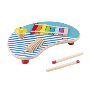 Medinis muzikos instrumentų rinkinys, muzikinis stalas Mattel Fisher Price 3in1