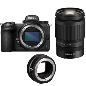 Bezspoguļa kamera Nikon Z 7II, melna krās.