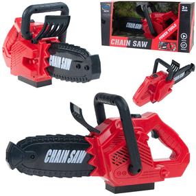 Rotaļu meistara instruments, zāģis Keyi Chain Saw, melna krās./sarkana krās.